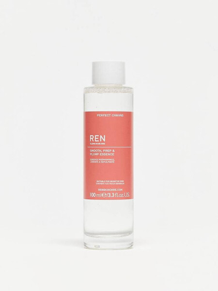 REN Clean Skincare Perfect Canvas Smooth, Prep & Plump Essence 100ml