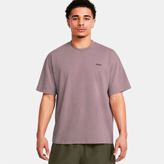 UNDER ARMOUR Heavyweight Oversized Logo Wash short sleeve T-shirt