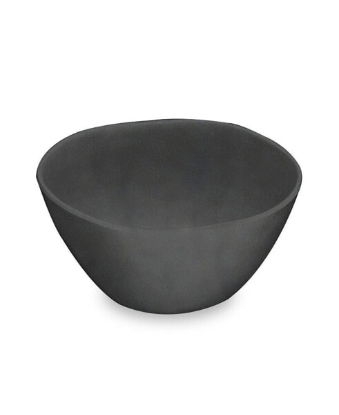 Planta Matte Black Melamine Bowls, Set Of 6