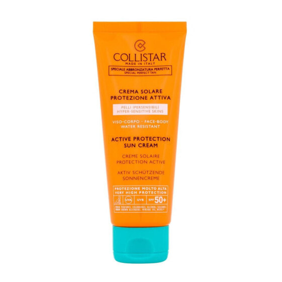 Collistar Special Perfect Tan Active Protection Sun Cream SPF50+ 100 ml sonnenschutz wasserfest unisex