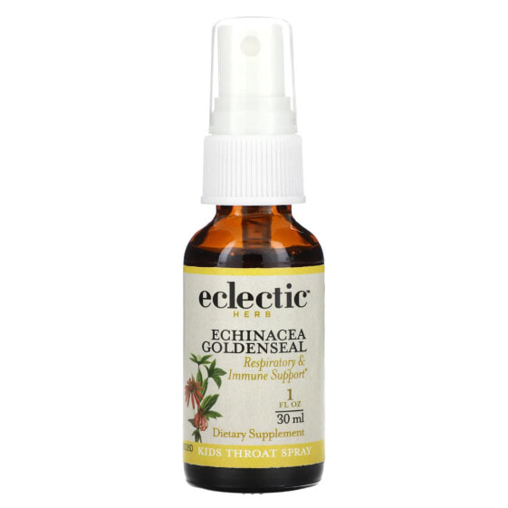 Kids Throat Spray, Echinacea Goldenseal, 1 fl oz (30 ml)