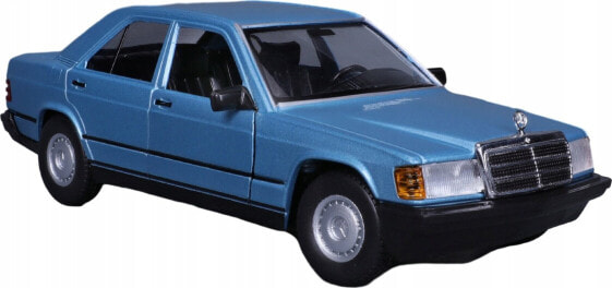 Bburago BBU 1:24 1987 Mercedes-Benz 190E Blue 21103BU