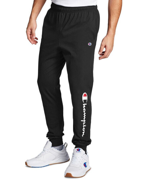 Men's Standard-Fit Script Logo-Print Joggers