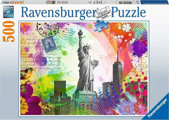 Ravensburger Ravensburger Puzzle Postcard from New York (500 pieces)