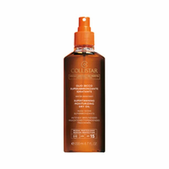 COLLISTAR SPF15 200ml super tanning dry hydrating oil