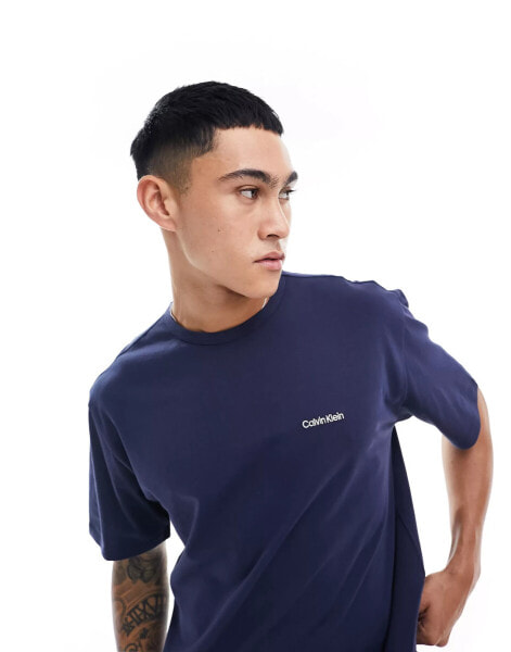 Calvin Klein modern cotton lounge t shirt in blue