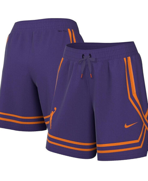 Women's Purple WNBA Logowoman Team 13 Crossover Shorts