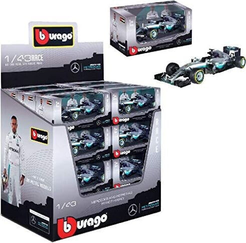 Bburago Bburago 15638126 1:43 F1 Mercedes AMG Petronas W07, 2016 posortowane