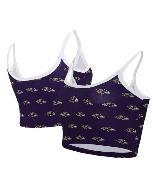 Women's Purple Baltimore Ravens Gauge Lounge Bralette