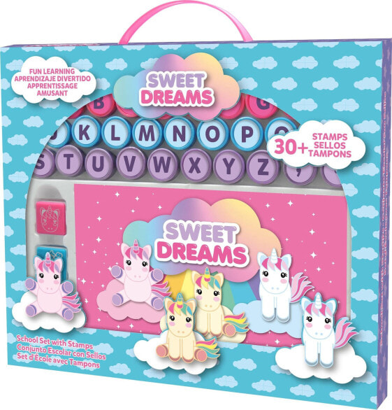 Kids Euroswan ZESTAW STEMPLI ALFABET SWEET DREAMS KL11223