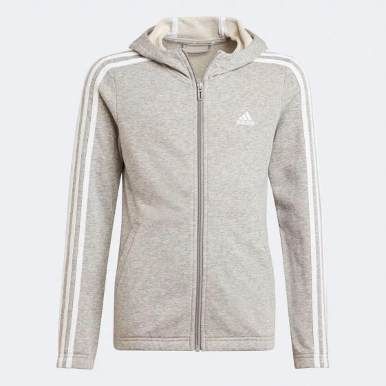 ADIDAS Essentials 3 Stripes Full Zip Sweatshirt hoodie