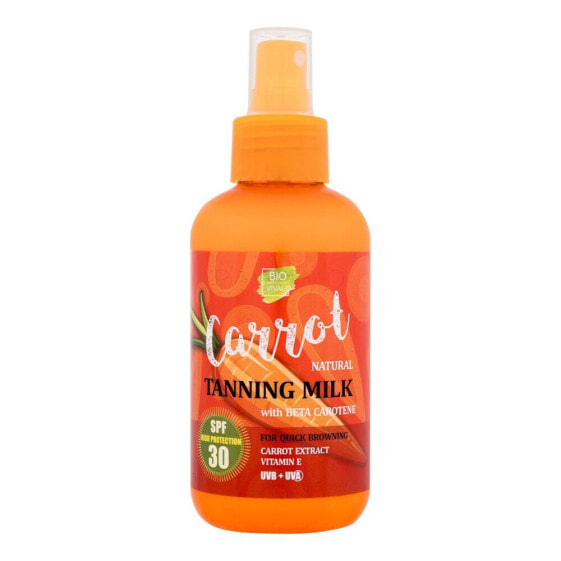 Vivaco Bio Carrot Tanning Milk SPF30 150 ml sonnenschutz unisex