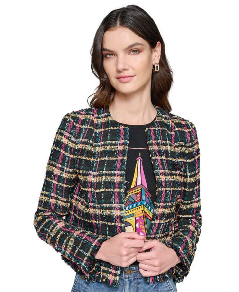 Women's Tweed Jacket, Regular & Petite