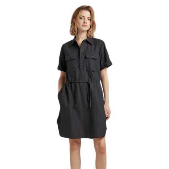 G-STAR Millery Pockets Short Sleeve Short Dress