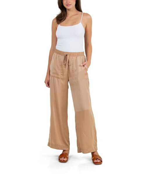 Women's Solid Drawstring Pant