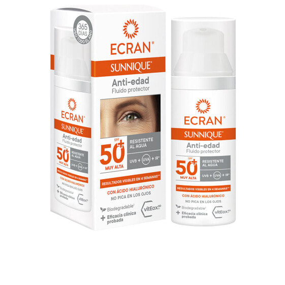 Солнцезащитное жидкое средство Ecran Ecran Sunnique SPF 50+ 50 ml