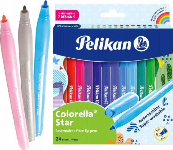 Pelikan Pelikan Fasermaler Colorella Star C302 24 ST sortiert Faltschachtel