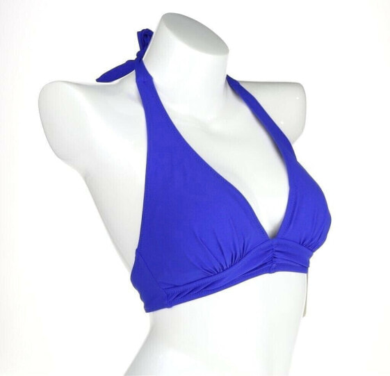 Profile Gottex Womens Swimwear Cobalt Blue Adjutable Tie Bikini Top Size 6