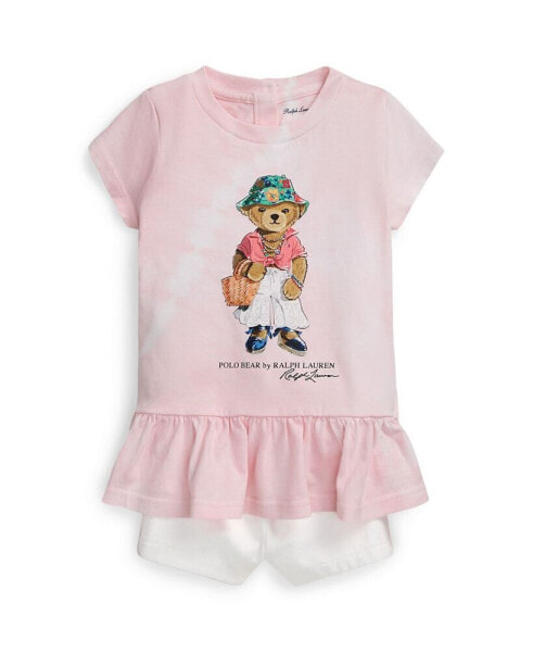 Костюм Polo Ralph Lauren Baby Tie-Dye Polo Bear.