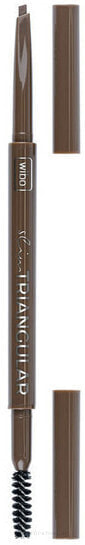 Automatischer Augenbrauenstift mit Bürste - Wibo Slim Triangular Eyebrow Pencil 01 - Soft Brown