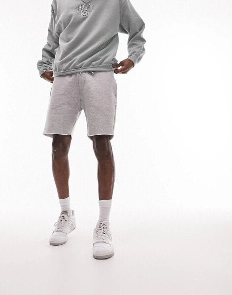 Topman classic short in grey marl