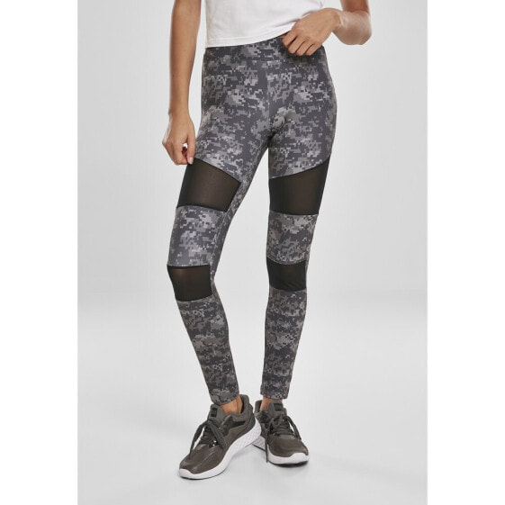 URBAN CLASSICS Camo Tech Mesh Leggings