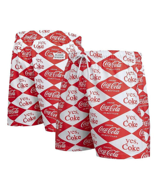 Men's White Coca-Cola Yes Coke Shorts