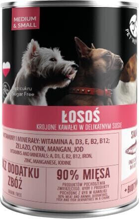 Pet Republic PIES puszka ŁOSOŚ sos /6 400g