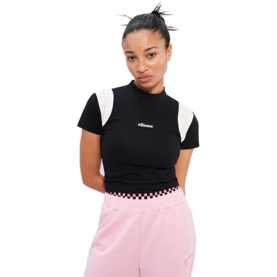 ELLESSE Mart Crop Short Sleeve High Neck T-Shirt