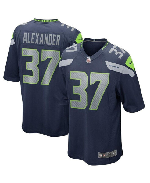 Men's Shaun Alexander College Navy Seattle Seahawks Game Retired Player Jersey