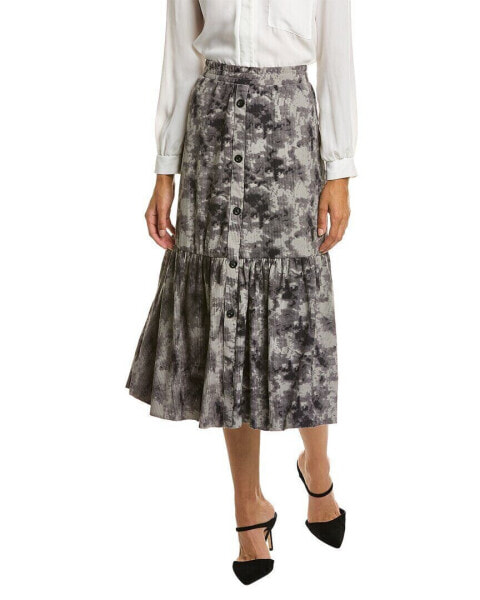 Yal New York Midi Skirt Women's Grey Xs