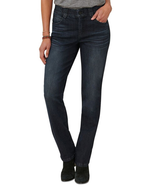 Petite "Ab"solution Straight-Leg Jeans