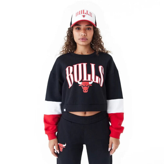 NEW ERA NBA Colour Block Chicago Bulls sweatshirt