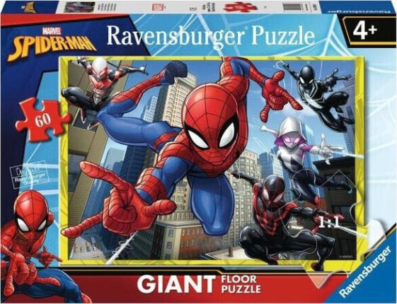 Ravensburger Puzzle 60el podłogowe Spider-Man Giant 030958 Ravensburger