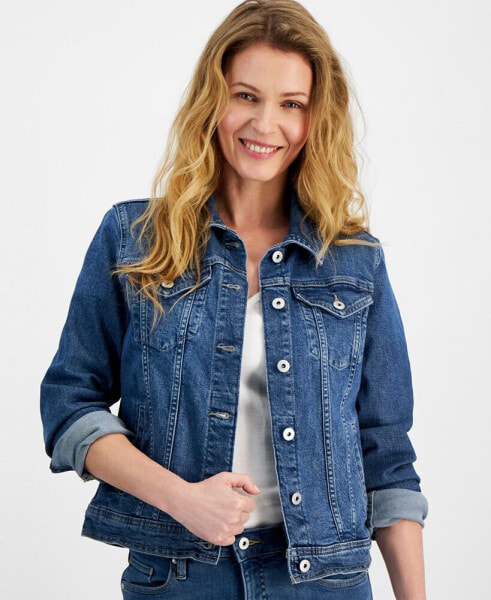 Women's Classic Denim Jacket, Created for Macy's