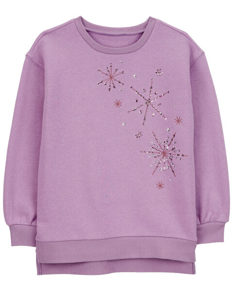 Kid Sparkle Fleece Sweashirt 4