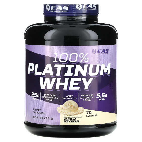 100% Platinum Whey, Vanilla Ice Cream , 5 lb (2.26 kg)