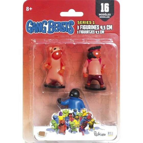 Показатели деятельности Lansay Gang Beasts Lot #4 3 Предметы 4,5 cm