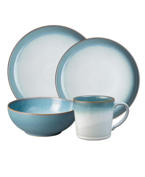 Azure Haze 4 Piece Dinnerware Set