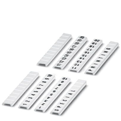 Phoenix Contact Phoenix 0808613 - Terminal block markers - 100 pc(s) - Polyamide - White - -40 - 100 °C - V2