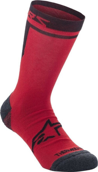 Alpinestars Skarpetki ALPINESTARS WINTER THERM SOCKS 17, red black Rozmiar: S