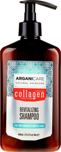 Revitalisierendes Shampoo mit Kollagen und Arganöl - Arganicare Collagen Revitalizing Shampoo 400 ml