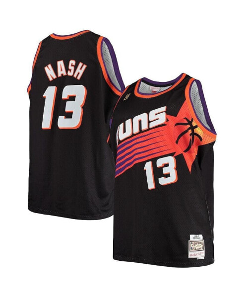 Men's Steve Nash Black Phoenix Suns Big and Tall Hardwood Classics Jersey