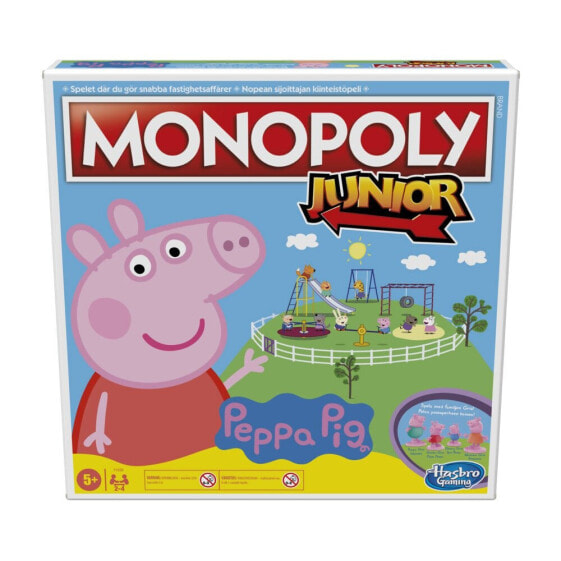 KO Monopoly Board Game Junior Peppa Pig In Finnish And Swedish Lang doll