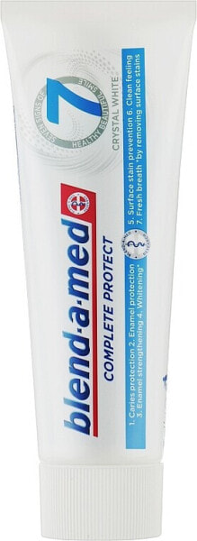 Zahnpasta Complete Protect 7 Crystal White