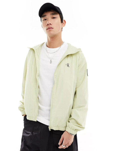 Calvin Klein Jeans windbreaker jacket in green