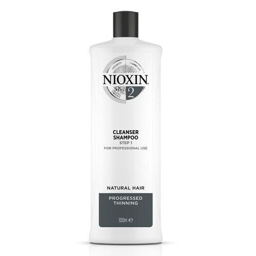 Cleansing shampoo for fine natural hair thinning considerably System 2 (Shampoo Cleanser System 2 )