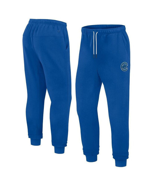 Брюки унисекс Fanatics Signature Royal Chicago Cubs Super Soft Fleece Jogger