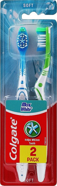 Zahnbürste weich Max White grün, blau 2 St.