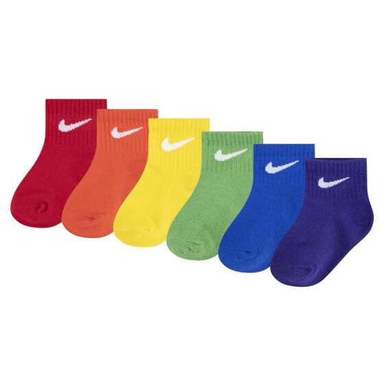 NIKE KIDS Swoosh Half socks 6 pairs